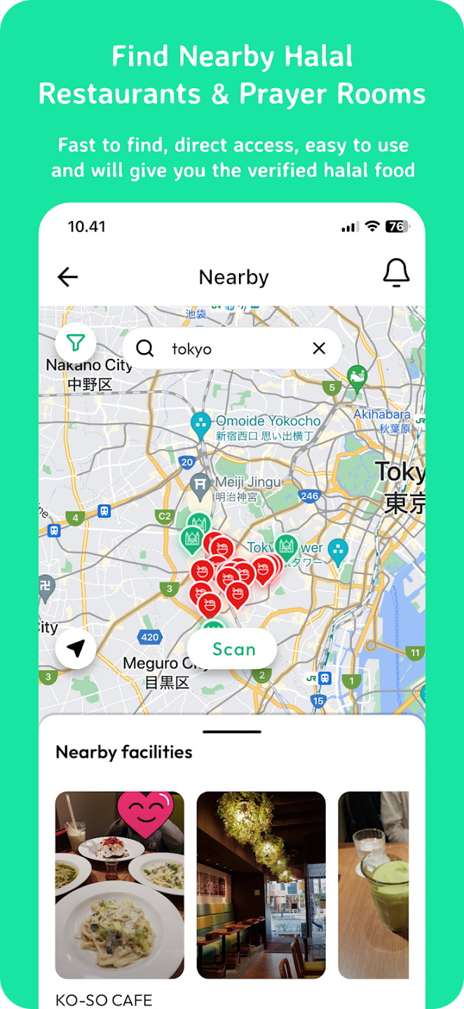 Halal Navi app screenshot